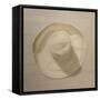 Travelling Hat on Dusty Table, 2010-Lincoln Seligman-Framed Stretched Canvas