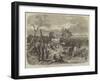 Travelling in Africa, Cutting a Road for the Waggons-null-Framed Giclee Print