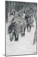 Travelling in Frontier Days, Illustration from 'The City of Cleveland' by Edmund Kirke-Howard Pyle-Mounted Giclee Print