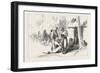 Travelling in India: Wayside Shed for Supplying Travellers with Water. 1876-null-Framed Giclee Print