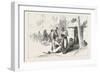 Travelling in India: Wayside Shed for Supplying Travellers with Water. 1876-null-Framed Giclee Print