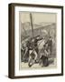 Travelling in Spain, a Train Attacked by Carlists-Joseph Nash-Framed Giclee Print