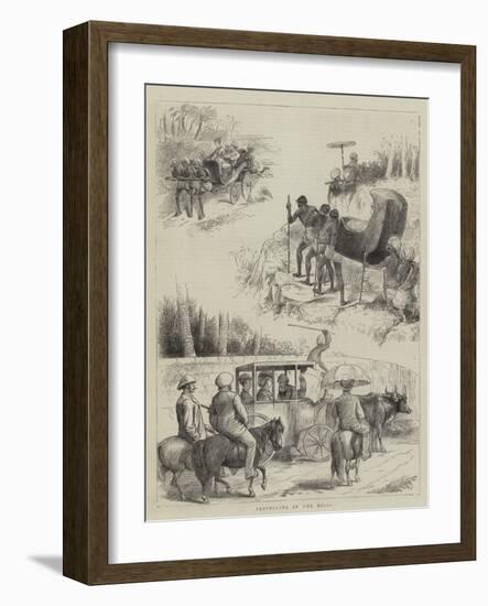 Travelling in the Hills-null-Framed Giclee Print