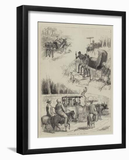 Travelling in the Hills-null-Framed Giclee Print