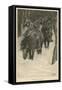 Travelling in the Olden Time-Howard Pyle-Framed Stretched Canvas