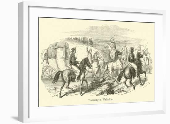 Travelling in Wallachia-null-Framed Giclee Print