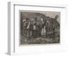 Travelling Lamas at Darjeeling, Himalayas-Felix Regamey-Framed Giclee Print