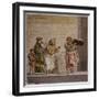 Travelling Musicians with Flute, Castanet and Tambourine-null-Framed Giclee Print