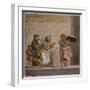 Travelling Musicians with Flute, Castanet and Tambourine-null-Framed Giclee Print