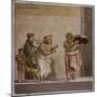 Travelling Musicians with Flute, Castanet and Tambourine-null-Mounted Giclee Print