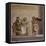 Travelling Musicians with Flute, Castanet and Tambourine-null-Framed Stretched Canvas