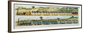 Travelling on Liverpool and Manchester Railway, c.1831-Isaac Shaw-Framed Giclee Print