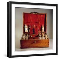 Travelling Pharmacy (Beech, Glass and Metal)-French-Framed Premium Giclee Print