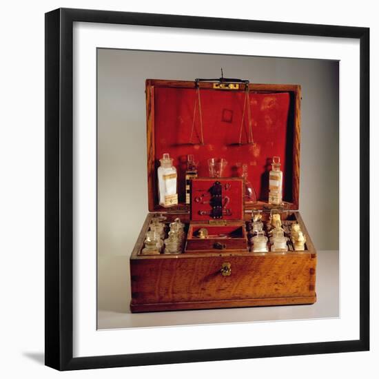 Travelling Pharmacy (Beech, Glass and Metal)-French-Framed Premium Giclee Print