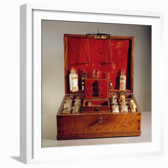 Travelling Pharmacy (Beech, Glass and Metal)-French-Framed Giclee Print
