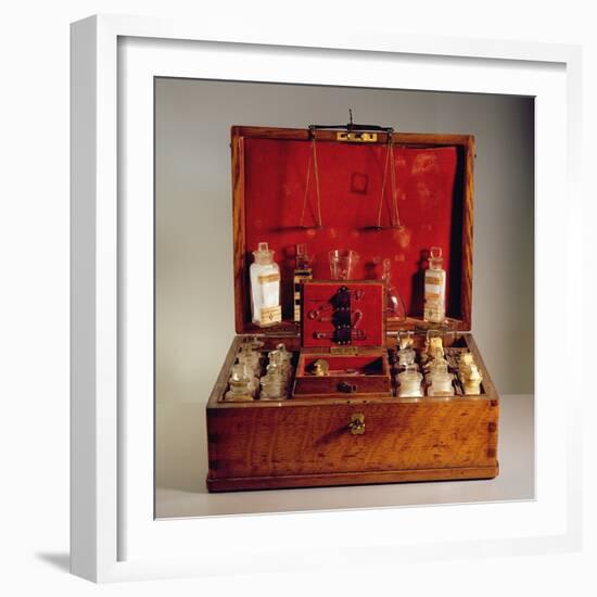 Travelling Pharmacy (Beech, Glass and Metal)-French-Framed Giclee Print