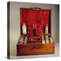 Travelling Pharmacy (Beech, Glass and Metal)-French-Stretched Canvas