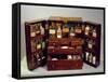 Travelling Pharmacy, C.1820 (Mahogany)-English-Framed Stretched Canvas