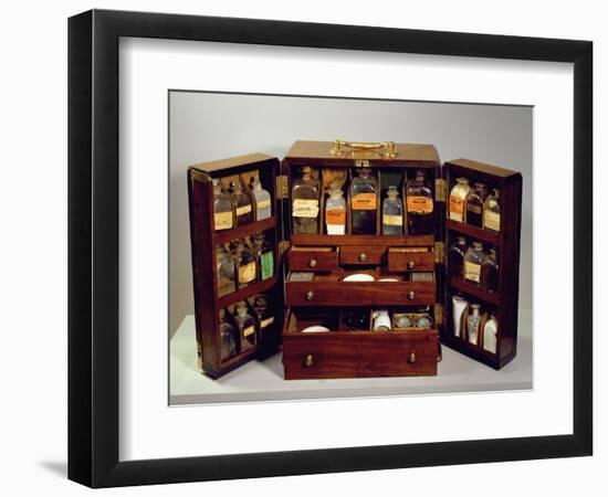 Travelling Pharmacy, C.1820 (Mahogany)-English-Framed Giclee Print