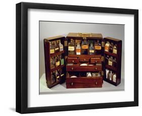 Travelling Pharmacy, C.1820 (Mahogany)-English-Framed Giclee Print