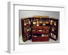 Travelling Pharmacy, C.1820 (Mahogany)-English-Framed Giclee Print