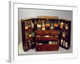 Travelling Pharmacy, C.1820 (Mahogany)-English-Framed Giclee Print