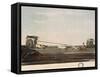 Travelling Waggon in a Pontano-Emeric Essex Vidal-Framed Stretched Canvas