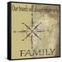 Travels lead back to Family-Karen Williams-Framed Stretched Canvas