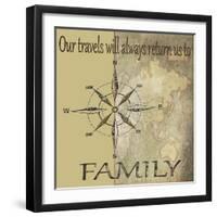 Travels lead back to Family-Karen Williams-Framed Giclee Print