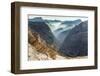 Travenanzes Valley with early morning mist,Cortina d'Ampezzo,Belluno district,Veneto,Italy,Europe-ClickAlps-Framed Photographic Print