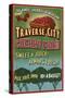 Traverse City, Michigan - Cherry Farm-Lantern Press-Stretched Canvas