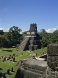 Temple II, Great Plaza, Tikal, UNESCO World Heritage Site, Guatemala, Central America-Traverso Doug-Framed Photographic Print