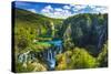 Travertine Cascades on the Korana River, Plitvice Lakes National Park, Croatia-Russ Bishop-Stretched Canvas