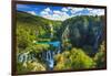 Travertine Cascades on the Korana River, Plitvice Lakes National Park, Croatia-Russ Bishop-Framed Photographic Print