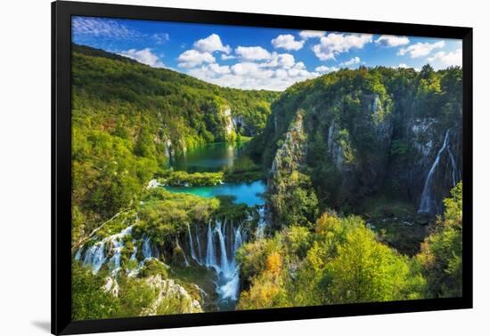 Travertine Cascades on the Korana River, Plitvice Lakes National Park, Croatia-Russ Bishop-Framed Photographic Print