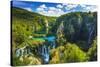 Travertine Cascades on the Korana River, Plitvice Lakes National Park, Croatia-Russ Bishop-Stretched Canvas