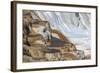 Travertine Limestone Terraces in Yellowstone National Park, Wyoming, USA-Mark Taylor-Framed Photographic Print