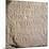 Travertine Marble Stele with Celtic-Latin Bilingual Inscription, Side B. Unearthed in Todi-null-Mounted Giclee Print
