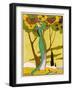 Travesti Costume by Redfern in Which Eve is Depicted as the Serpent-null-Framed Art Print