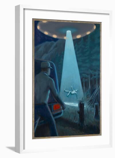 Travis Walton Abduction-Michael Buhler-Framed Art Print