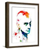 Travis Watercolor-Lora Feldman-Framed Art Print