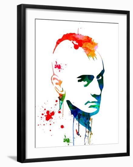 Travis Watercolor-Lora Feldman-Framed Art Print