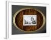 Tray for Serving Tea and Coffee with Trompe L'Oeil Decorations-null-Framed Giclee Print