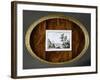 Tray for Serving Tea and Coffee with Trompe L'Oeil Decorations-null-Framed Giclee Print