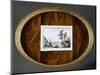 Tray for Serving Tea and Coffee with Trompe L'Oeil Decorations-null-Mounted Giclee Print