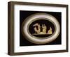 Tray from Breakfast Service with Etruscan-Style Decorations, Ceramic-null-Framed Giclee Print