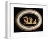 Tray from Breakfast Service with Etruscan-Style Decorations, Ceramic-null-Framed Giclee Print