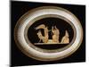 Tray from Breakfast Service with Etruscan-Style Decorations, Ceramic-null-Mounted Giclee Print