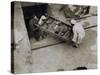 Tray of Chariot Parts Being Removed from the Tomb of Tutankhamun, Valley of the Kings, 1922-Harry Burton-Stretched Canvas