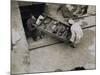 Tray of Chariot Parts Being Removed from the Tomb of Tutankhamun, Valley of the Kings, 1922-Harry Burton-Mounted Photographic Print